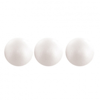 boules en polystyrene 8 cm lot de 3 pieces