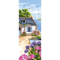 canevas antique bretagne 30x65cm