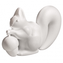 ecureuil en polystyrene