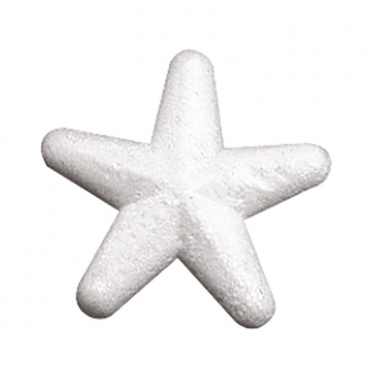 etoile en polystyrene 10 cm
