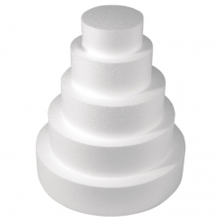piece montee polystyrene o 30 a 10 cm haut 35 cm 5 p