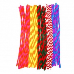 chenille spirales assortiment o 6 mm 30 cm 100 pieces