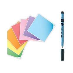 memo adhesif effacable reutilisable stylo