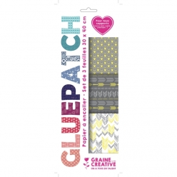 papier patch gluepatch fleches