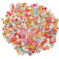 sequins ronds bombe holographique 06 cm 100 g