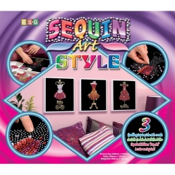 kit art sequin style  trio mannequins