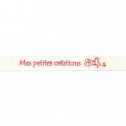 ruban coton 10mm mes petites creations