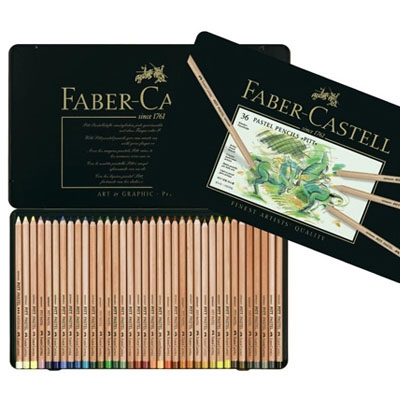 Coffret crayons couleur et crayons pastel