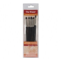 clay shaper n6 extra ferme  5 pointes assorties