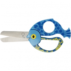 ciseaux animaux pour enfants 13 cm poisson