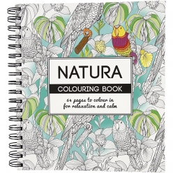 livre de coloriage anti  stress natura 64p