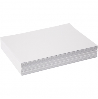 Papier dessin blanc - Format A3 ( 29.7 x 42 cm ) - Ramettes de papiers - 10  Doigts