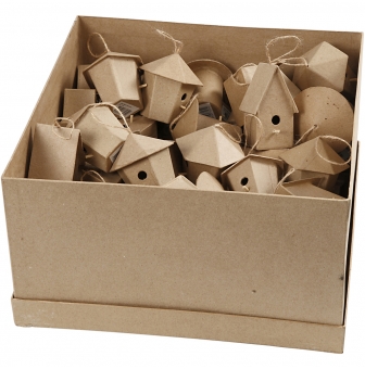 mini nichoirs assortiment de 60 pieces