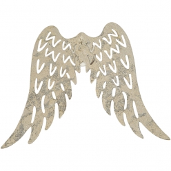 ailes d ange en metal adhesif 6 cm 30 pieces