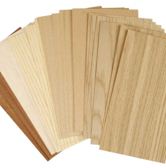 feuille de placage bois 22x12 cm 30 feuilles