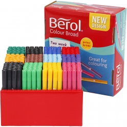 feutres berol trait 17mm lot de 288 pieces