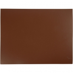Plaque de linoléum traditionnel brun