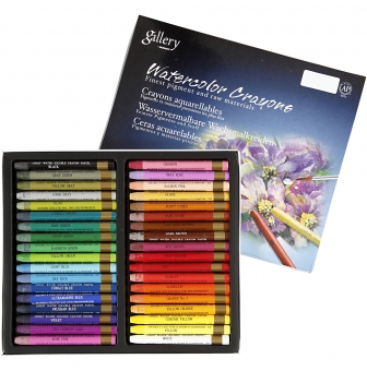 crayons aquarellables a base de cire 36 pieces