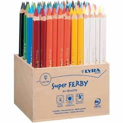 crayons de couleur lyra super ferby 1 lot de 96 pieces