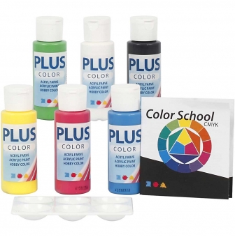 peinture acrylique plus color primaire 6x60 ml