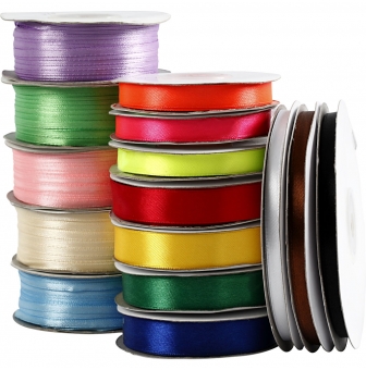 ruban en satin  assortiment