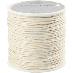 cordon en coton cire 1 mm 40 m