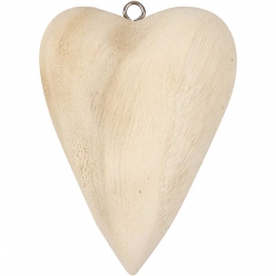 Coeur en bois 11,5 cm