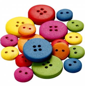 boutons en bois