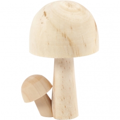 champignons en bois