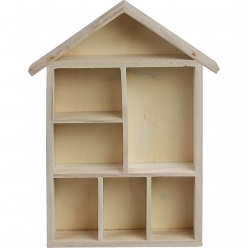 maison en bois pour miniatures