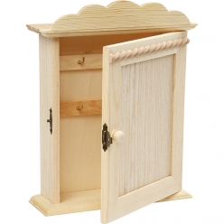 armoire a cles en bois 18x6x22 cm