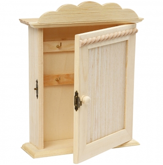 armoire a cles en bois 18x6x22 cm