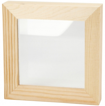 cadre 3d avec vitre 123x123 cm