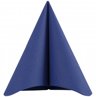 grande serviette de table bleu fonce 40x40 cm 20 pieces