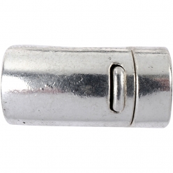 fermoir magnetique argent antique 26 mm