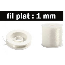 fil elastique plat 1mm2 longeurs disponibles