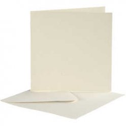 cartes et enveloppes 125x125 cm 10 pieces