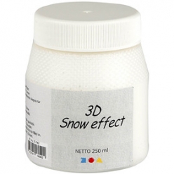 pate neige 3d effet mat 250 ml