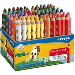 crayons de couleur groove triple1