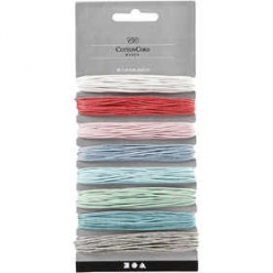 ficelle coton 8x5 m pastel
