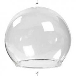 suspension coupole en verre  spherique