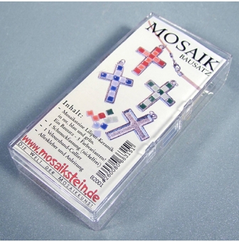 kit de mosaique bijoux croix
