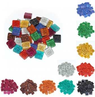 mosaique soft glas glitter 10x10x4mm