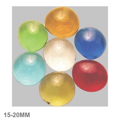 Nuggets en Verre 15 - 20mm mélange multicolore