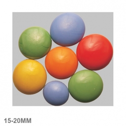 nuggets en verre 15  20mm melange multicolore opaque