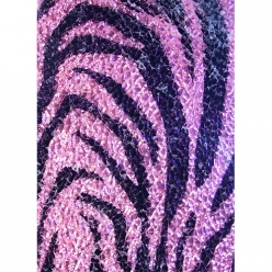 Mosaique Safety - Glas zèbre violet noir - plaque 15x20 cm
