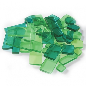 mosaique acrylique melange vert