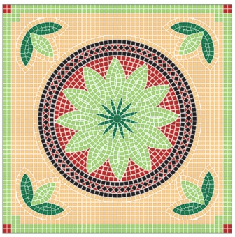 modeles pour mosaique helmos 80x80 cm