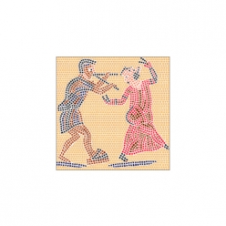 modeles pour mosaique danseur antique 30x30 cm
