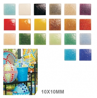 mosaique verre joy 10x10x4mm